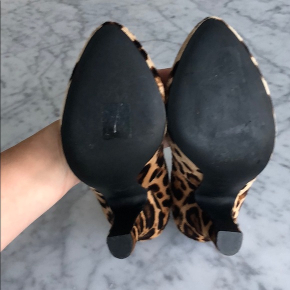 Dolce & Gabbana Leopard Pony Hair Pumps Heels - Picture 9 of 10